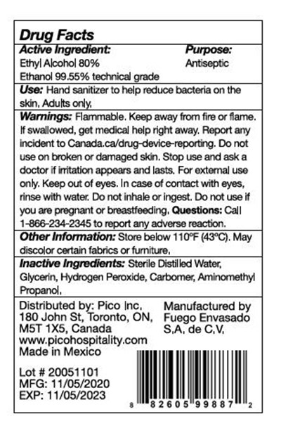 Back Label Pico (Pico Dft Label)